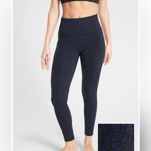 Athleta Salutation Stash Pocket II Gravel 7/8 Tight Dress Blue, size small